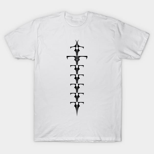 written spine T-Shirt by Deadcatdesign